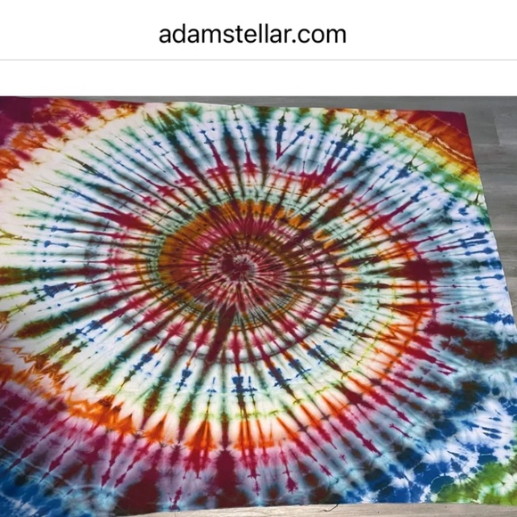 Rainbow Spiral Tapestry by STELLAR